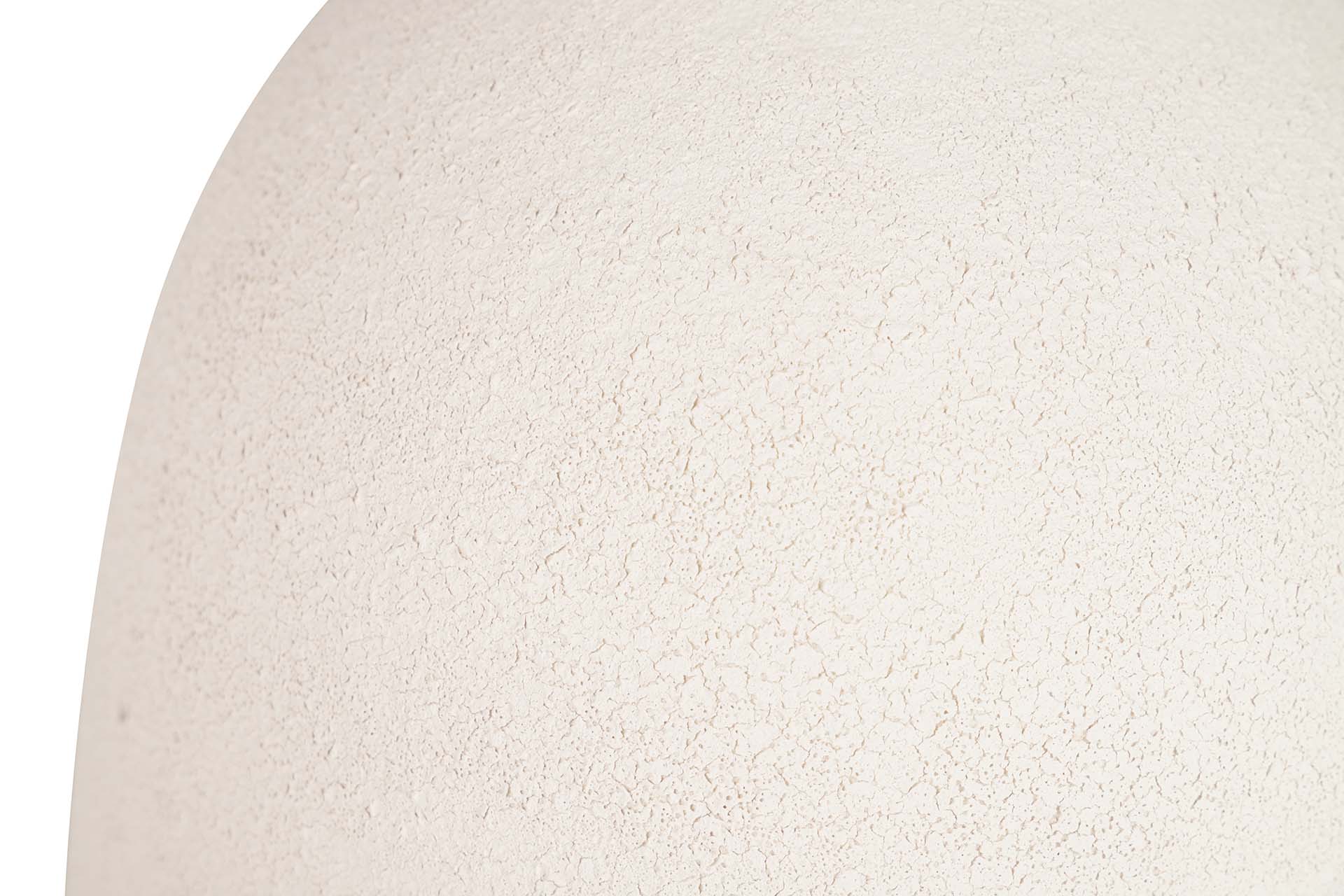 BEIGE CERAMIC VASE 21x21x40 CM