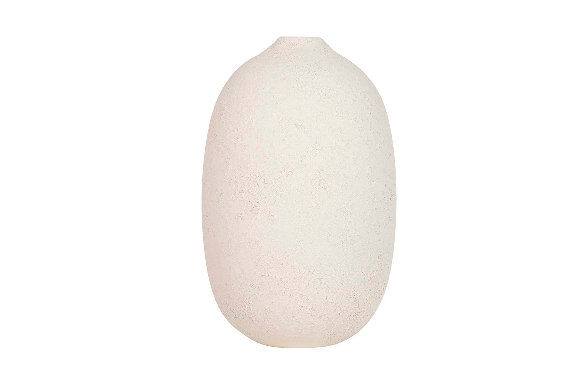 BEIGE CERAMIC VASE 17x17x27 CM