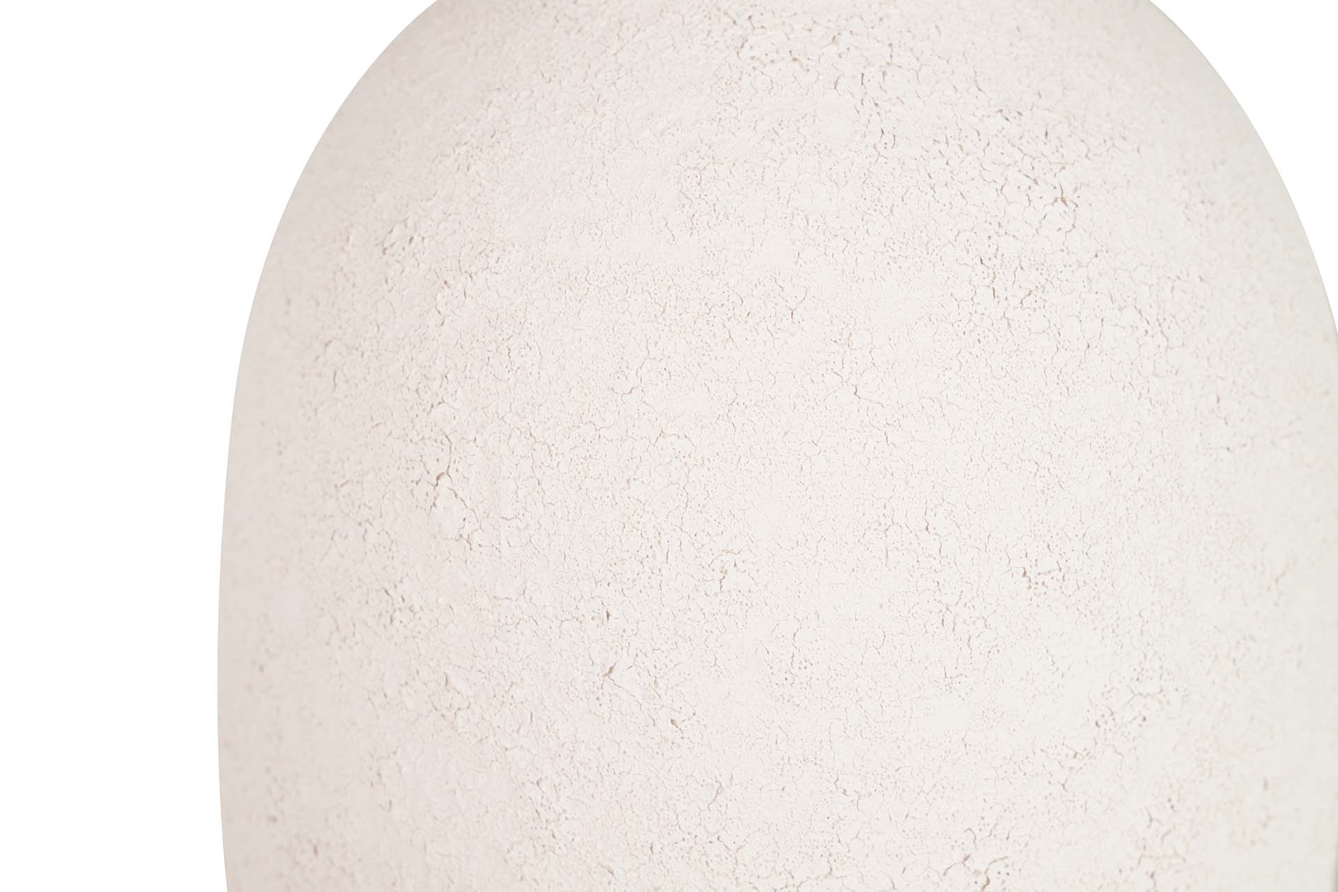 BEIGE CERAMIC VASE 17x17x27 CM