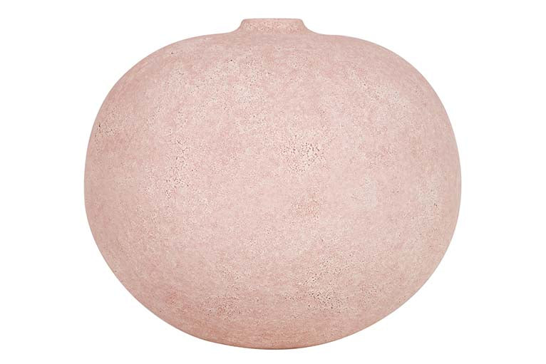 JARRON CERAMICA ROSA 28x28x25 CM
