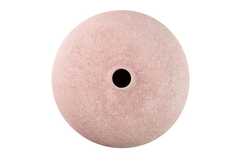 PINK CERAMIC VASE 28x28x25 CM