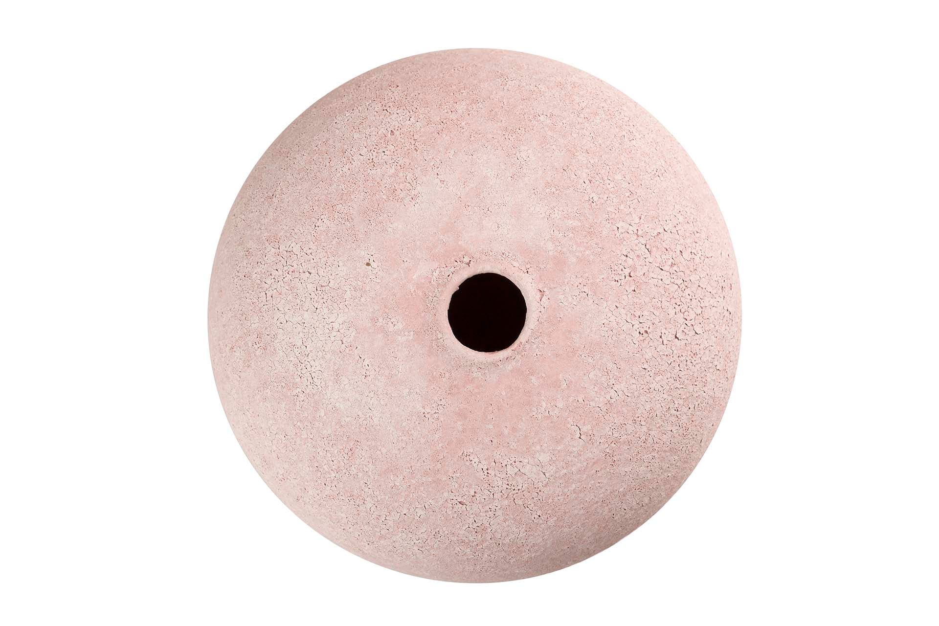 PINK CERAMIC VASE 23x23x20 CM