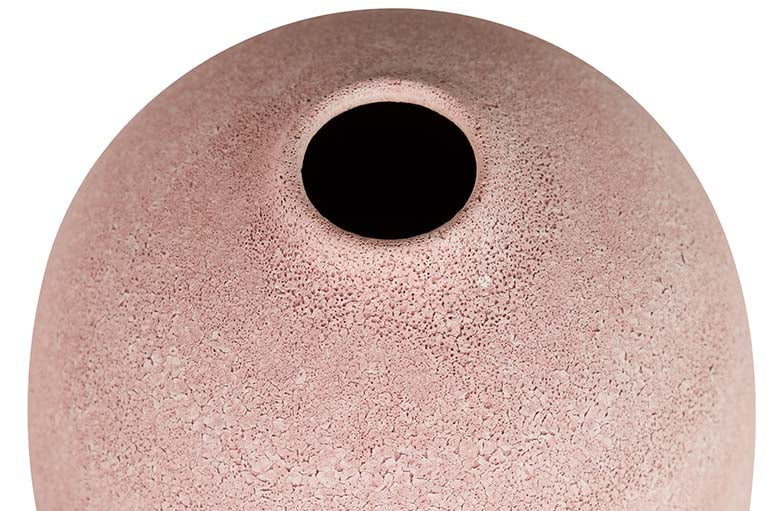PINK CERAMIC VASE 21x21x40 CM