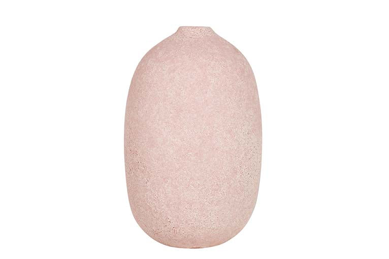PINK CERAMIC VASE 17x17x27 CM