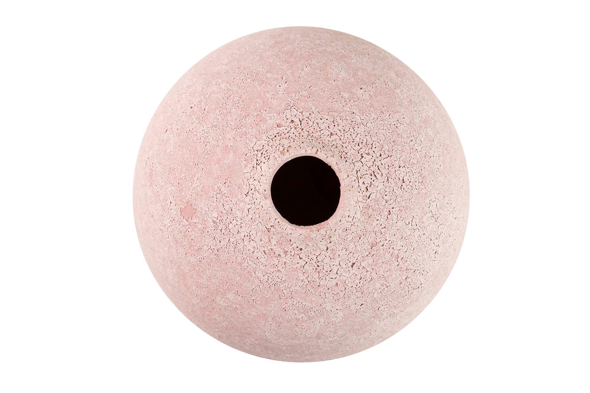 PINK CERAMIC VASE 17x17x27 CM