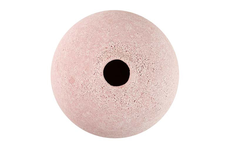 PINK CERAMIC VASE 17x17x27 CM