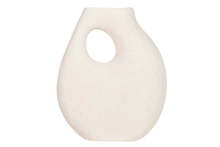 JARRON CERAMICA BEIGE 25x12x30 CM
