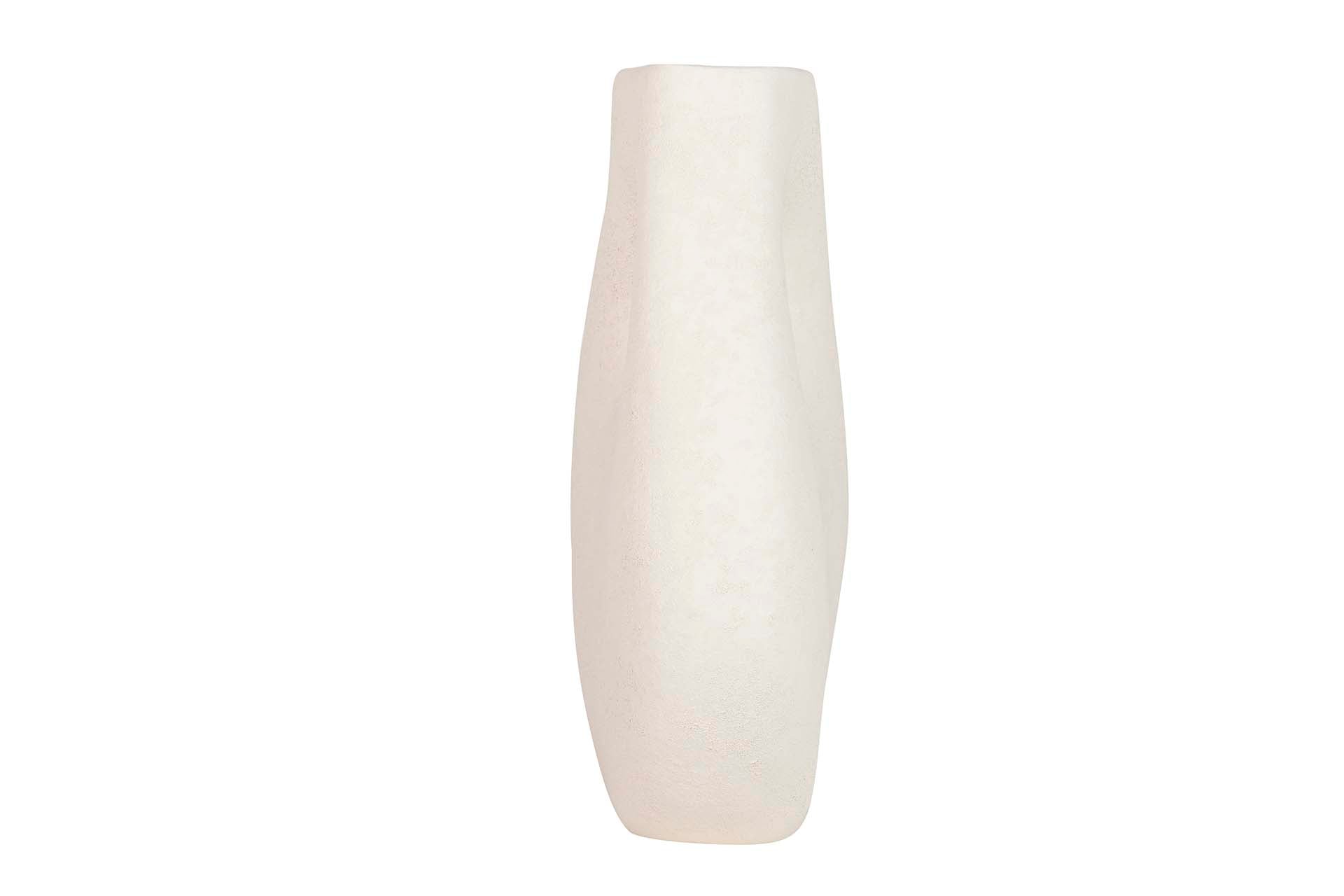 BEIGE CERAMIC VASE 25x12x30 CM
