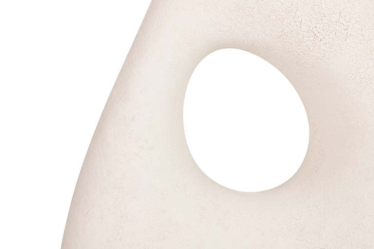 JARRON CERAMICA BEIGE 25x12x30 CM