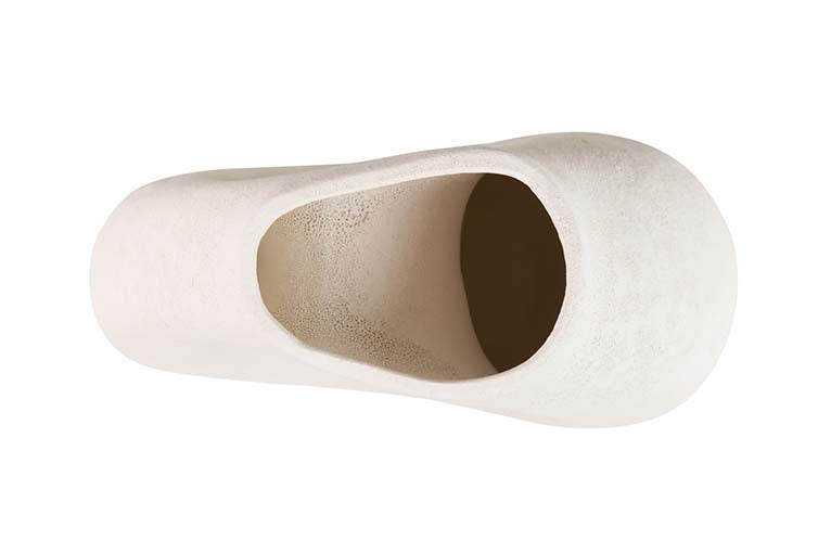 JARRON CERAMICA BEIGE 25x12x30 CM