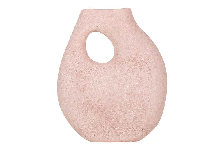 JARRON CERAMICA ROSA 25x12x30 CM