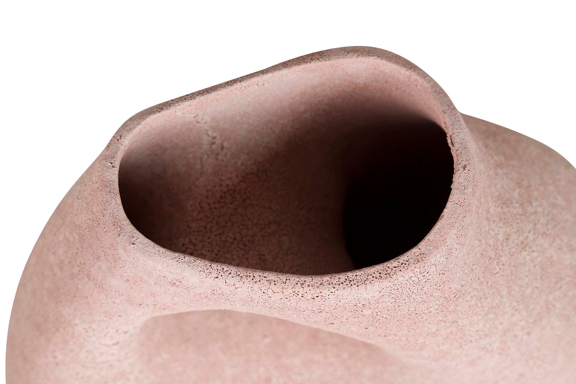 PINK CERAMIC VASE 25x12x30 CM