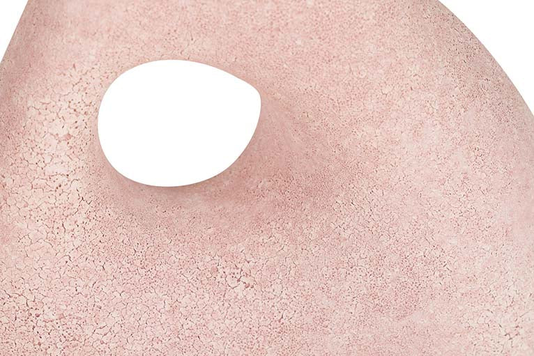 JARRON CERAMICA ROSA 25x12x30 CM