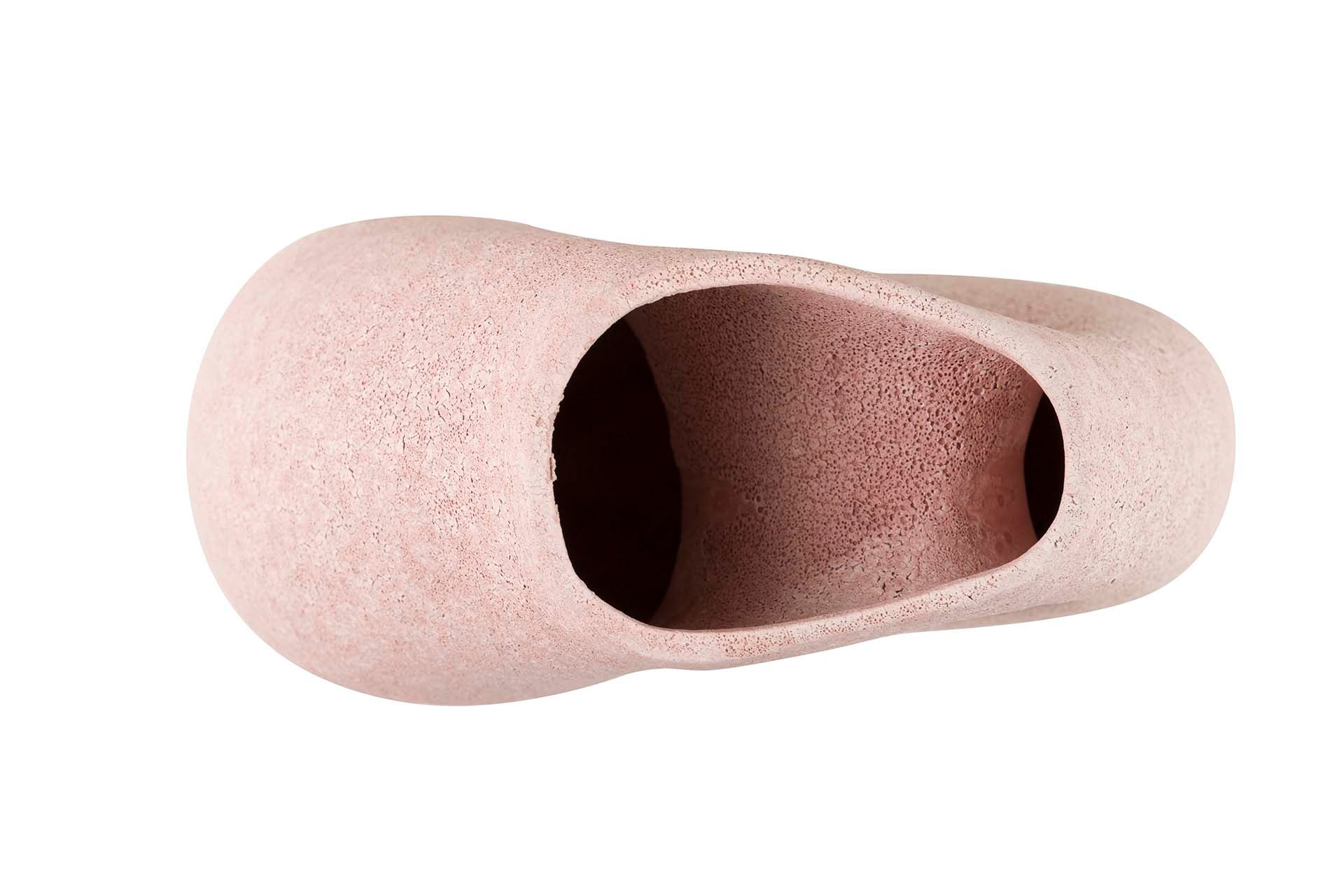 PINK CERAMIC VASE 25x12x30 CM