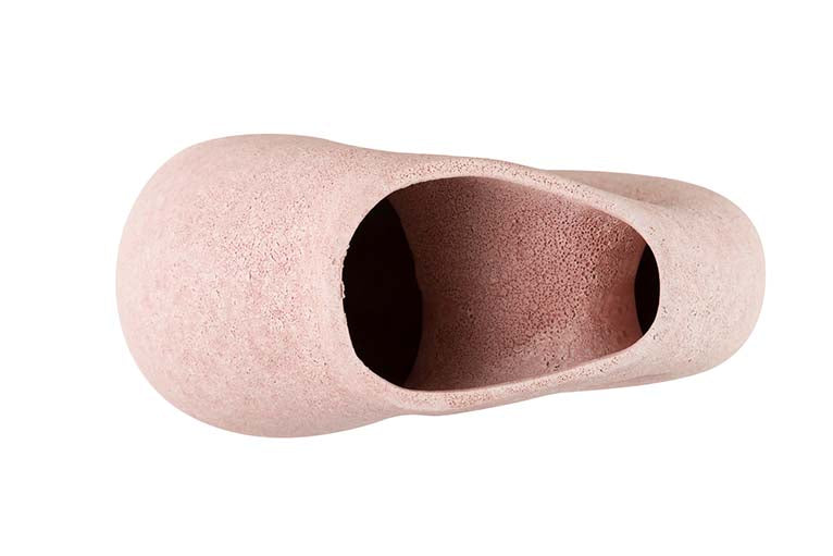 JARRON CERAMICA ROSA 25x12x30 CM