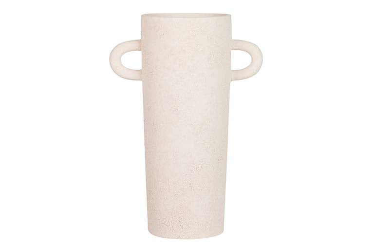 JARRON CERAMICA BEIGE 21x12x31 CM