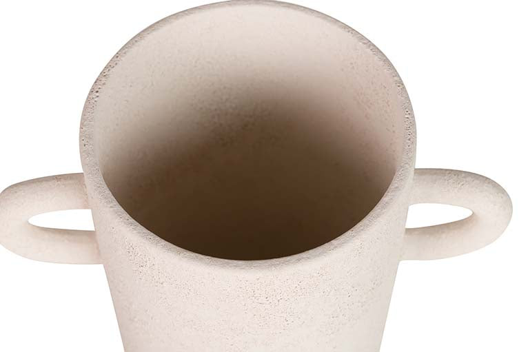 JARRON CERAMICA BEIGE 21x12x31 CM