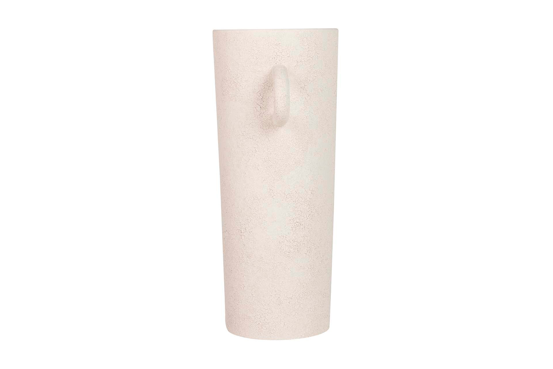 BEIGE CERAMIC VASE 21x12x31 CM