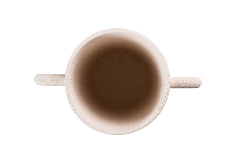 JARRON CERAMICA BEIGE 21x12x31 CM