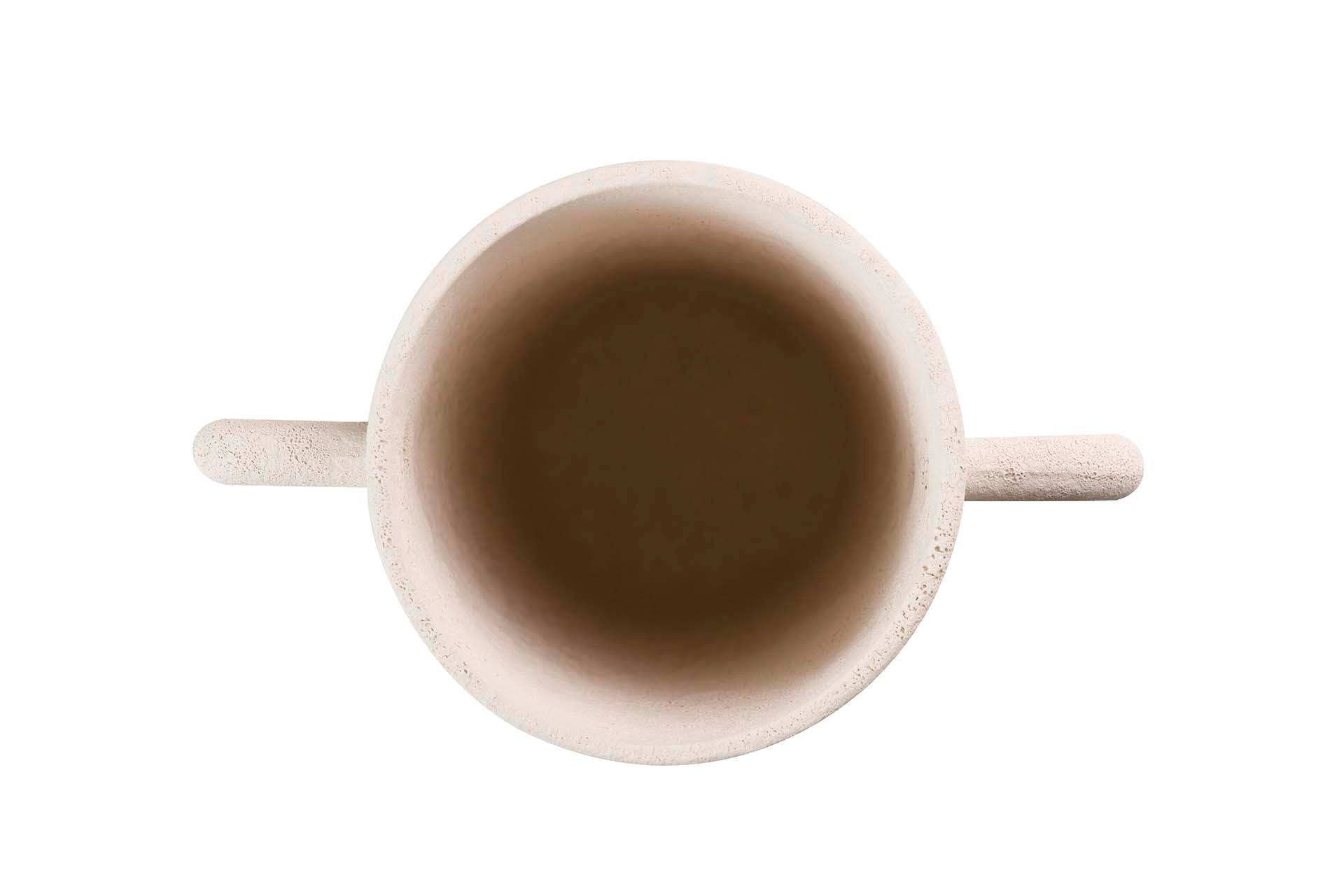 BEIGE CERAMIC VASE 21x12x31 CM