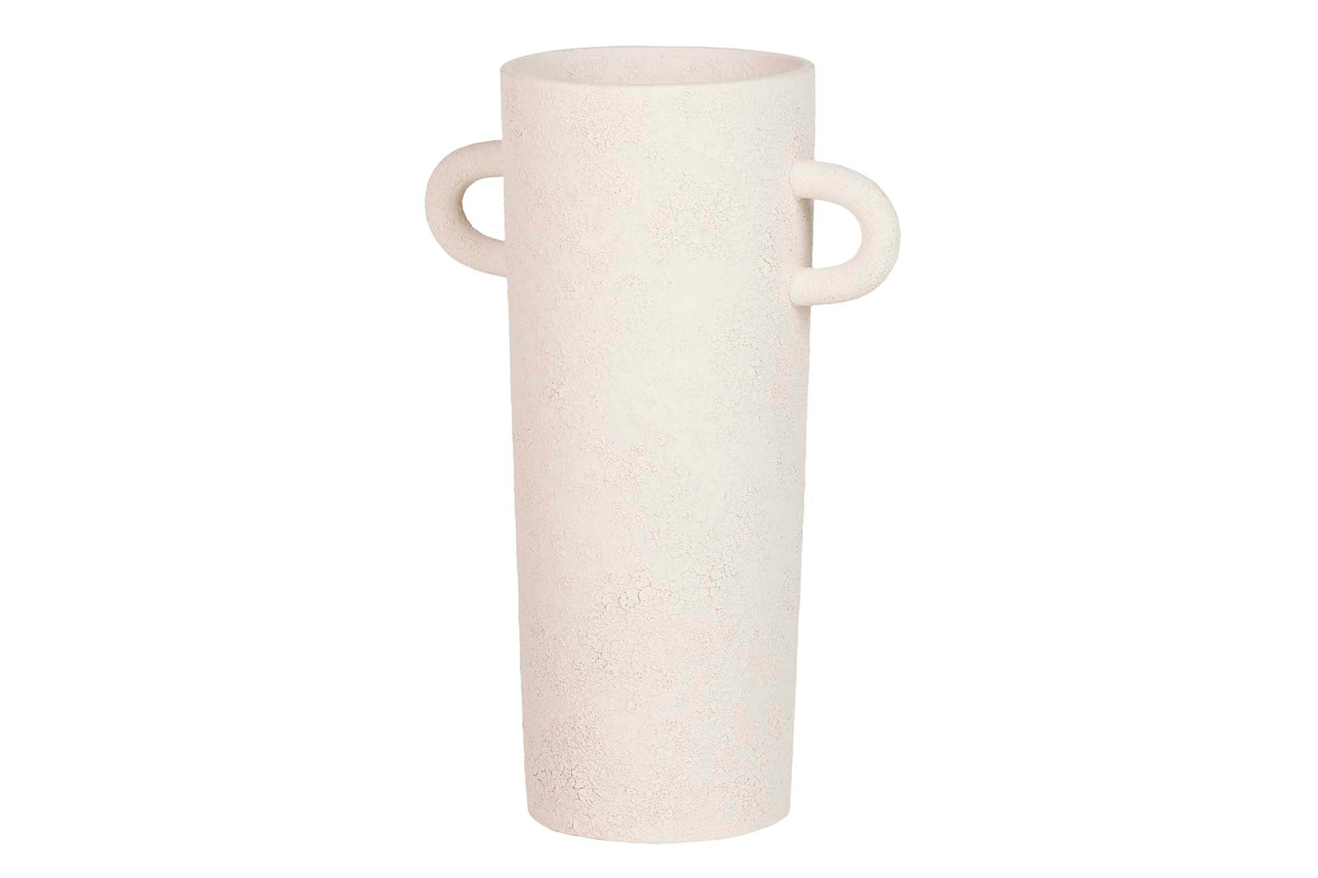 JARRON CERAMICA BEIGE 21x12x31 CM