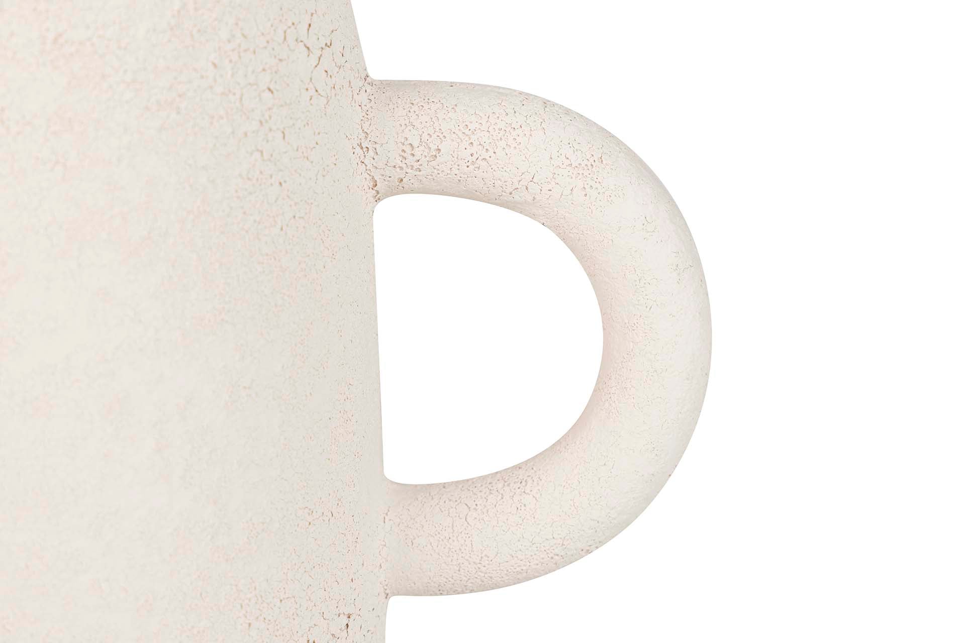 BEIGE CERAMIC VASE 24x11x30 CM