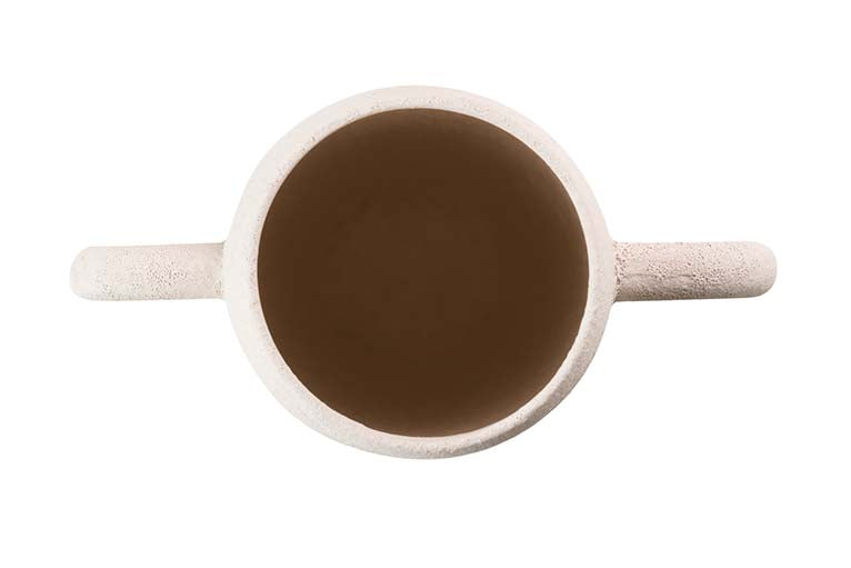 JARRON CERAMICA BEIGE 24x11x30 CM