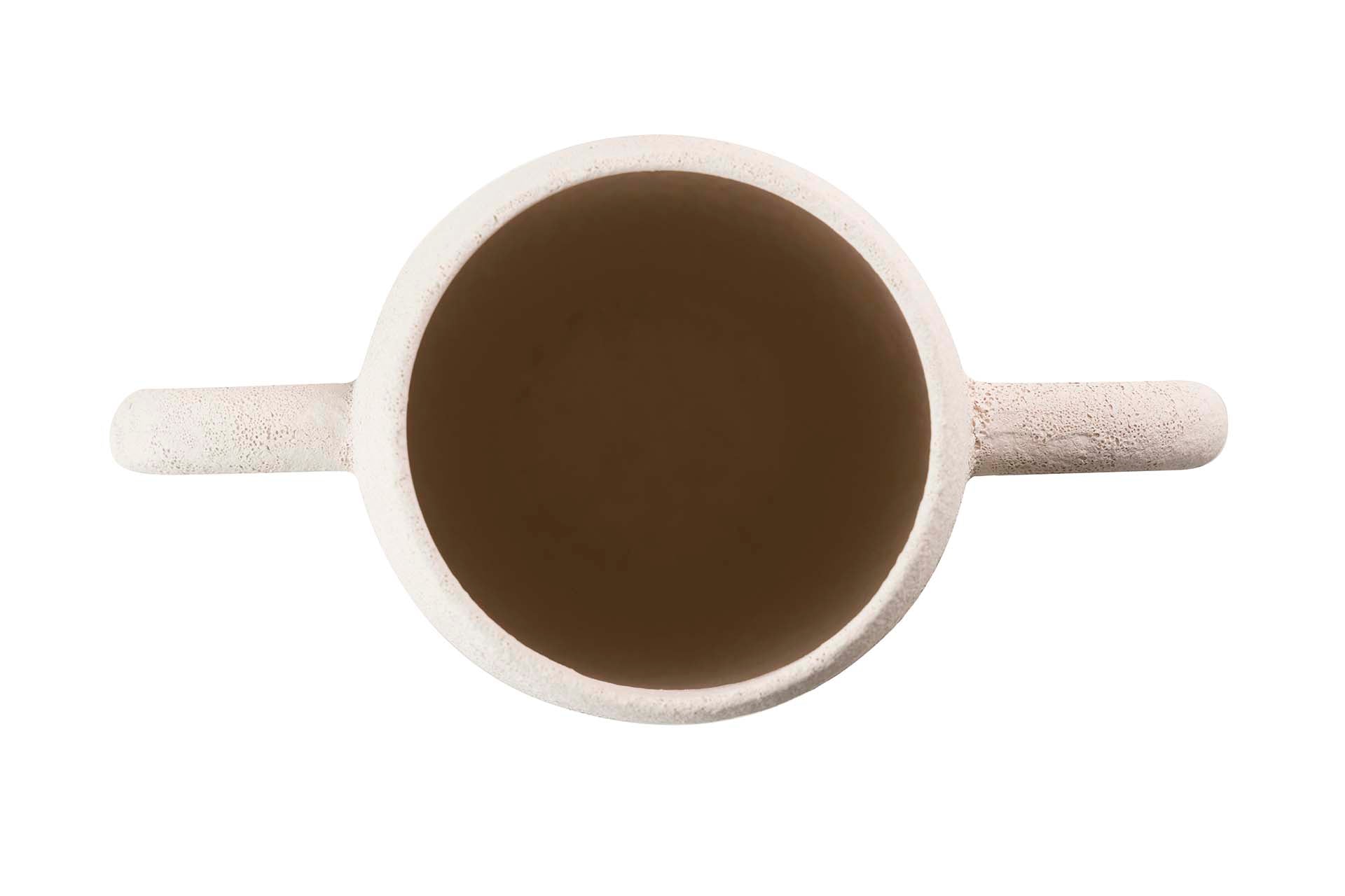 BEIGE CERAMIC VASE 24x11x30 CM