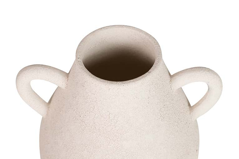 BEIGE CERAMIC VASE 20x17x22 CM