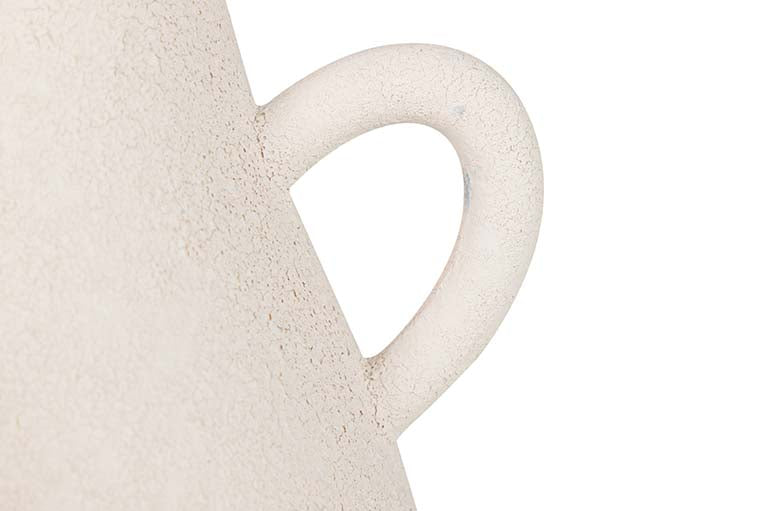 BEIGE CERAMIC VASE 20x17x22 CM