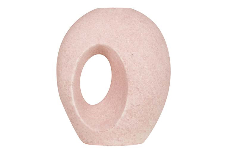 JARRON CERAMICA ROSA 29x16x35 CM