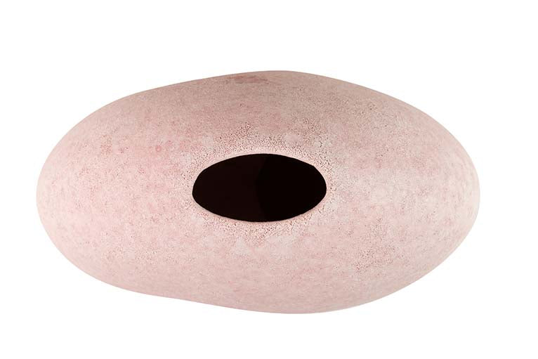 JARRON CERAMICA ROSA 29x16x35 CM