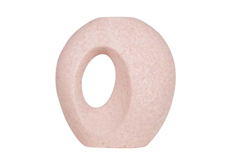 JARRON CERAMICA ROSA 23x12x26 CM