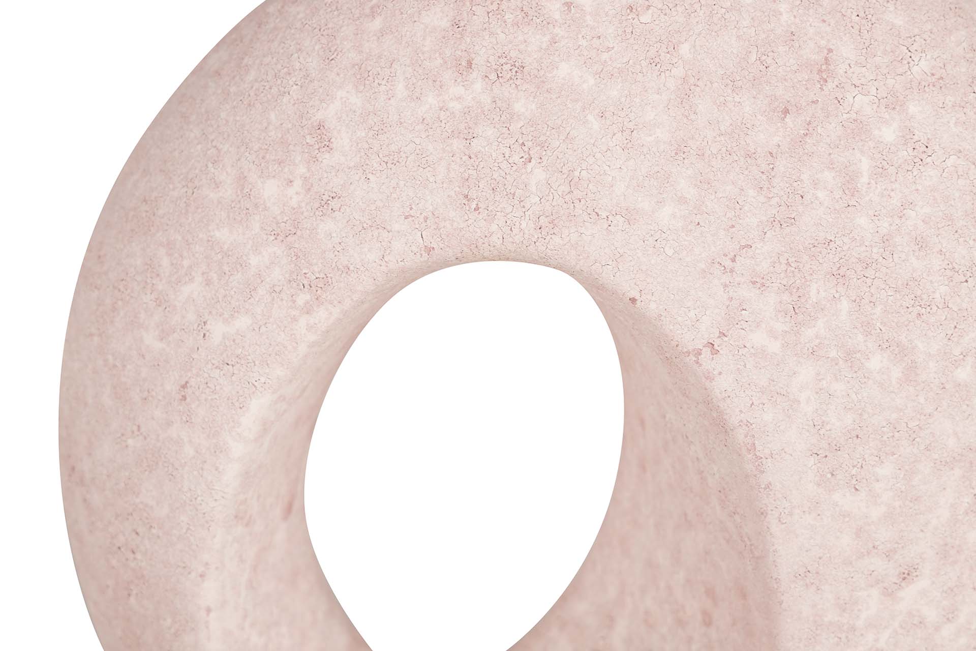 PINK CERAMIC VASE 23x12x26 CM