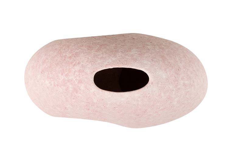VASO DE CERÂMICA ROSA 23x12x26 CM