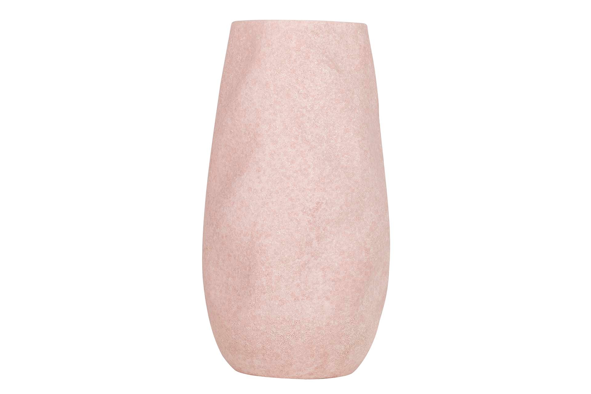 PINK CERAMIC VASE 19x19x36 CM