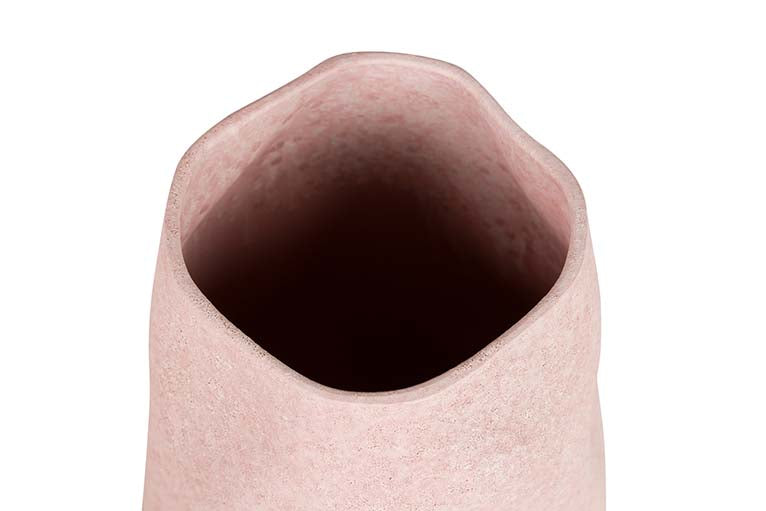 JARRON CERAMICA ROSA 19x19x36 CM