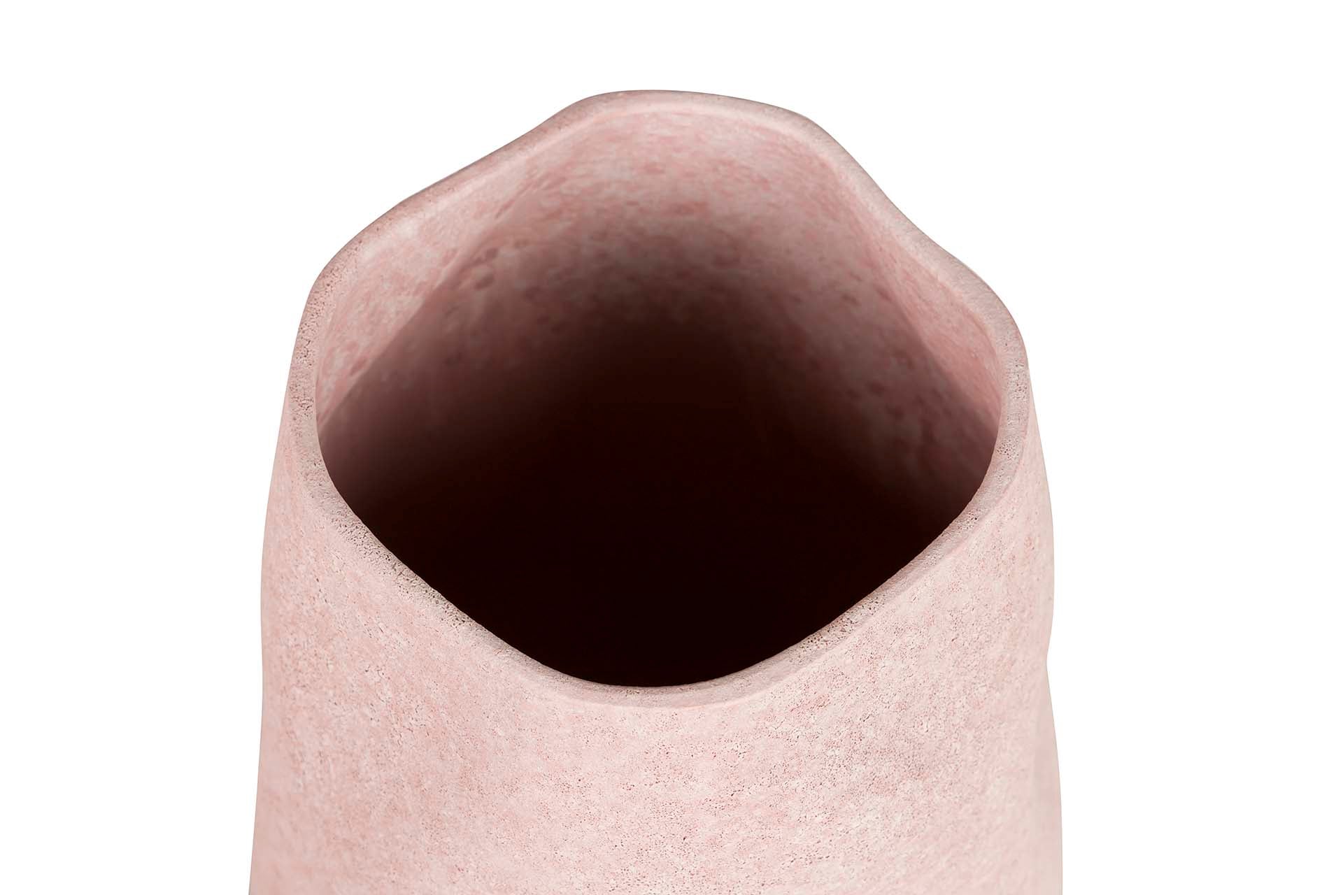 PINK CERAMIC VASE 19x19x36 CM