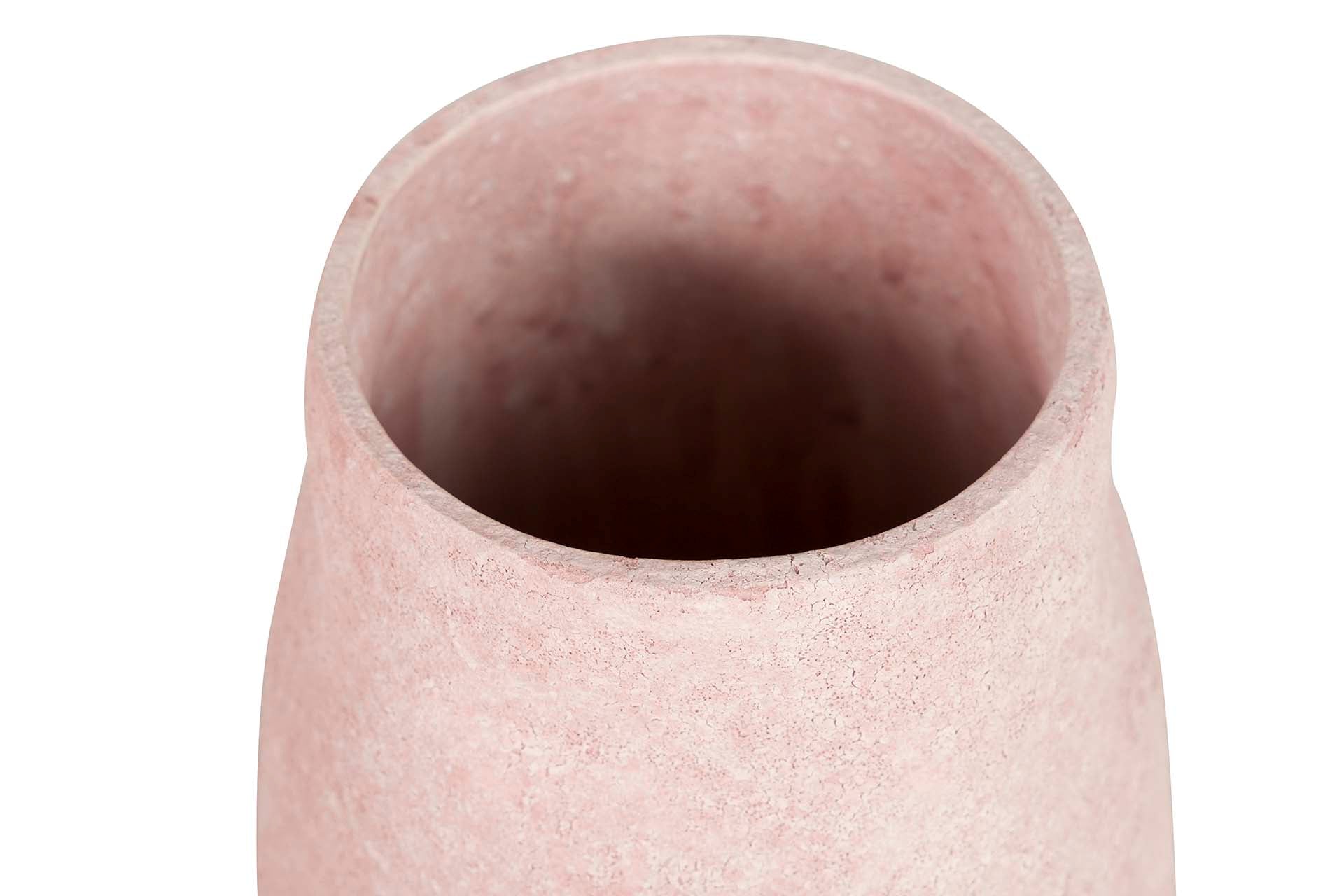 PINK CERAMIC VASE 15x15x31 CM