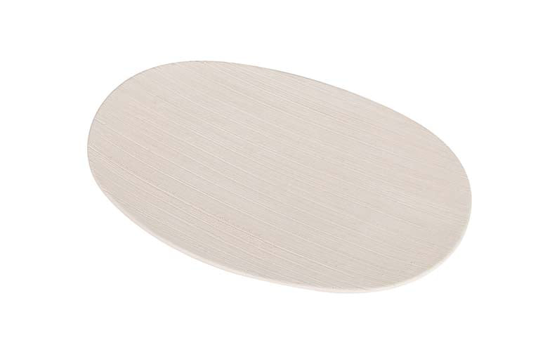 CENTRO DE MESA CERAMICA BEIGE 39x25x4 CM