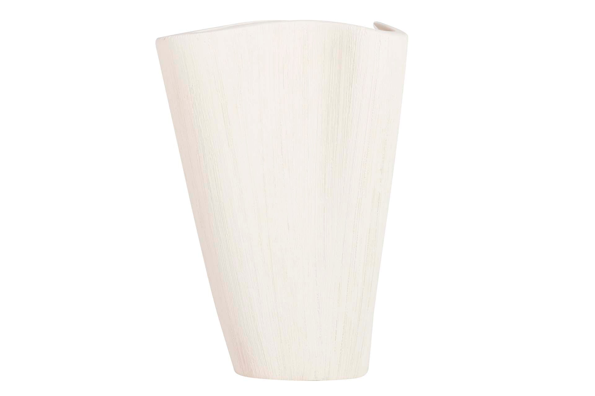 BEIGE CERAMIC VASE 30x21x33 CM