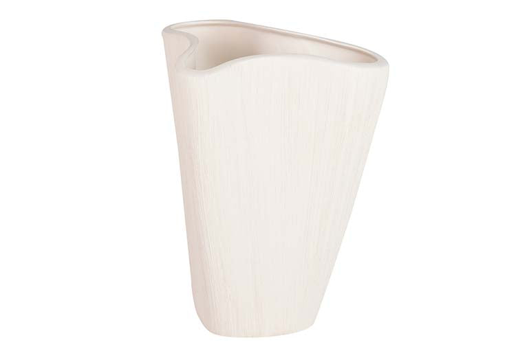 JARRON CERAMICA BEIGE 30x21x33 CM
