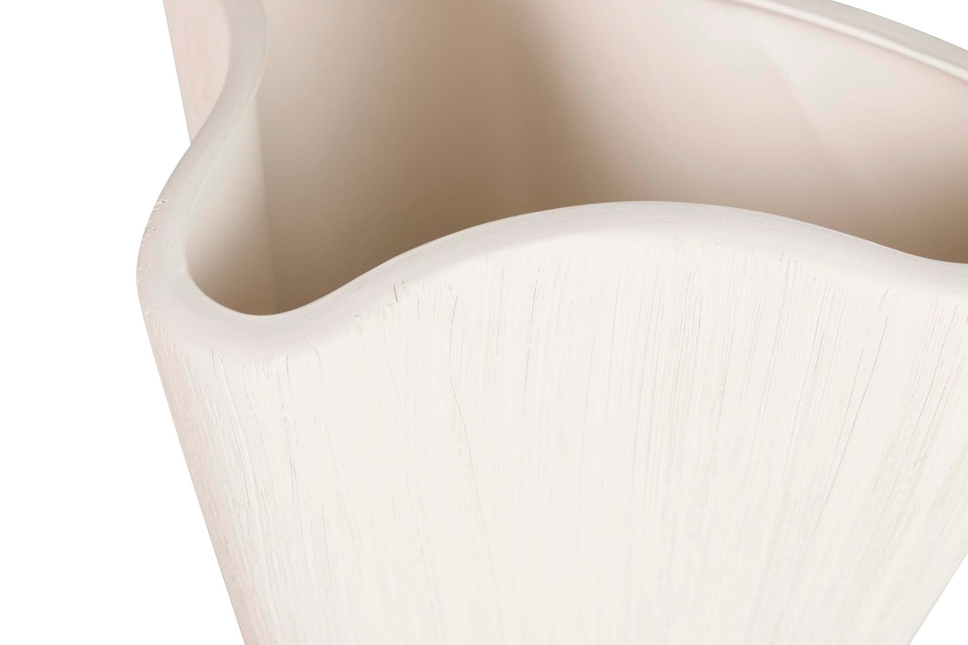 BEIGE CERAMIC VASE 30x21x33 CM