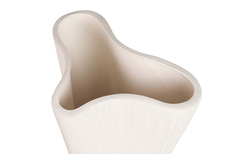 JARRON CERAMICA BEIGE 30x21x33 CM