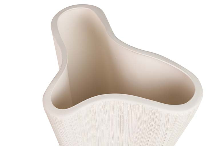 JARRON CERAMICA BEIGE 30x21x26 CM