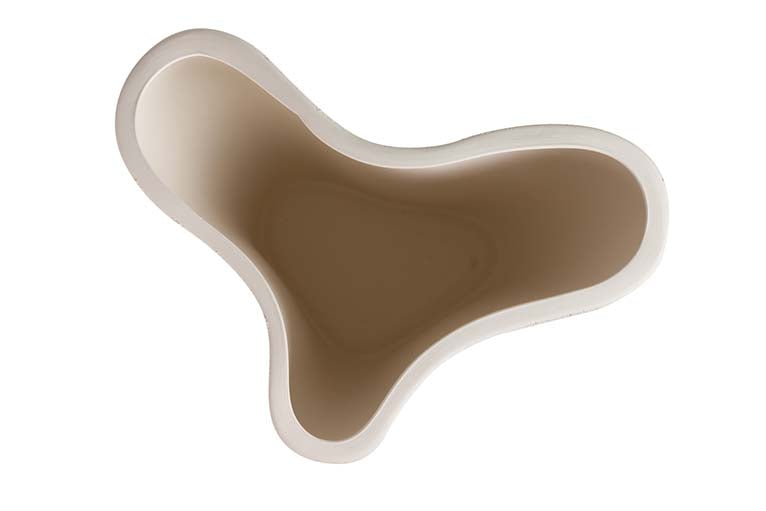 JARRON CERAMICA BEIGE 30x21x26 CM