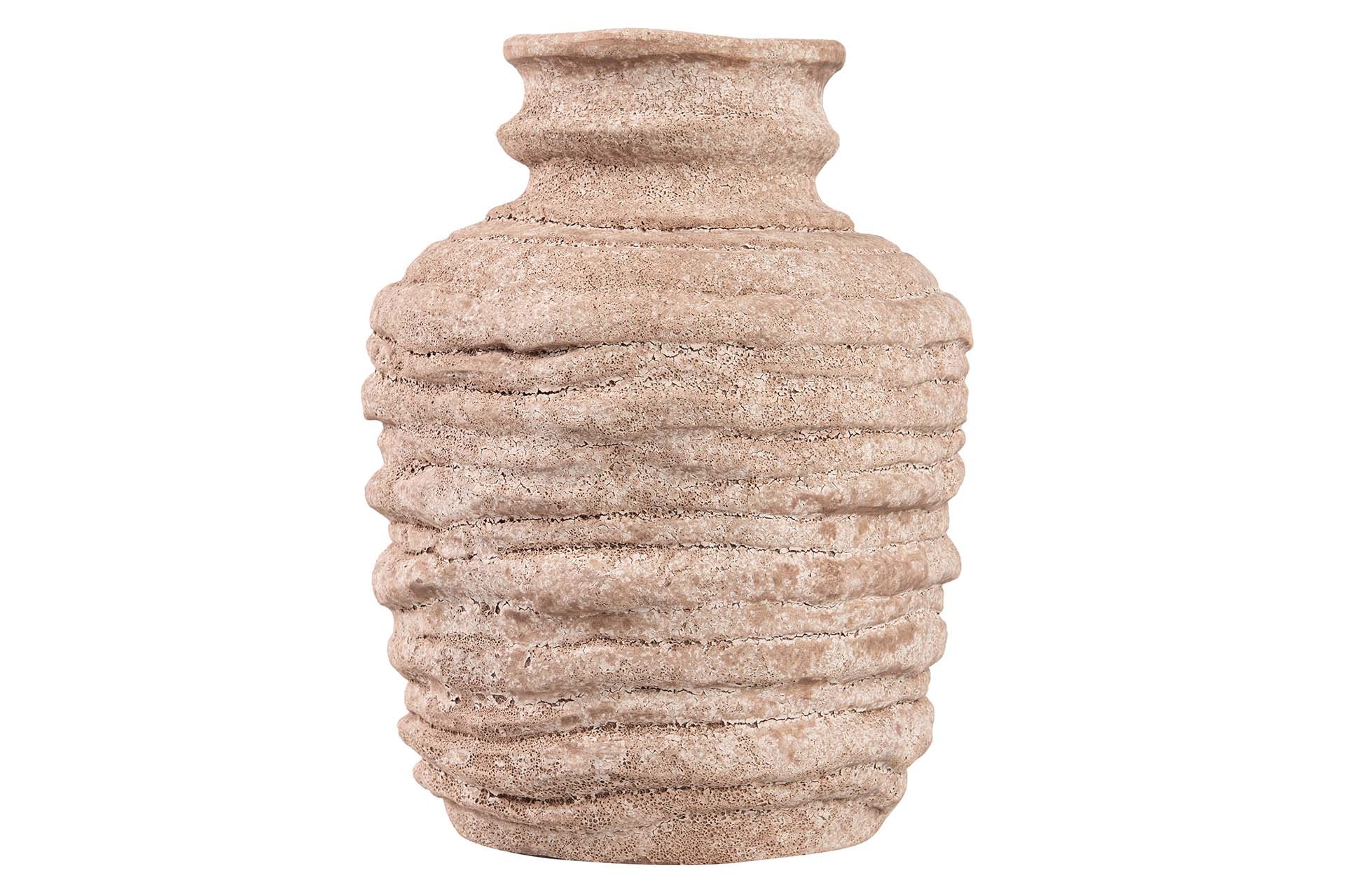 JARRON CERAMICA MARRON 23x23x29 CM