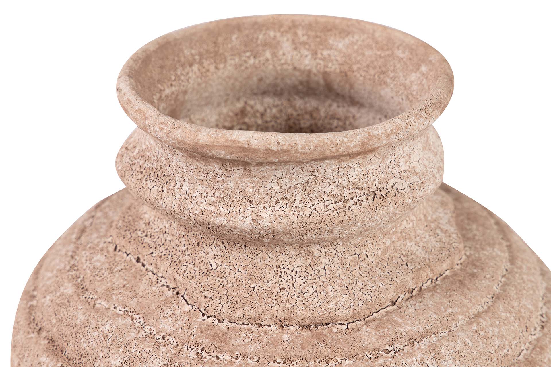 JARRON CERAMICA MARRON 23x23x29 CM