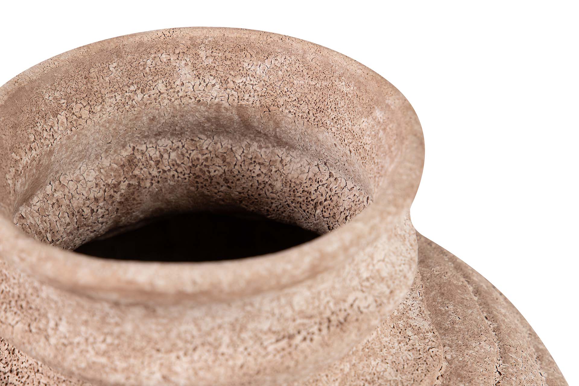 JARRON CERAMICA MARRON 23x23x29 CM