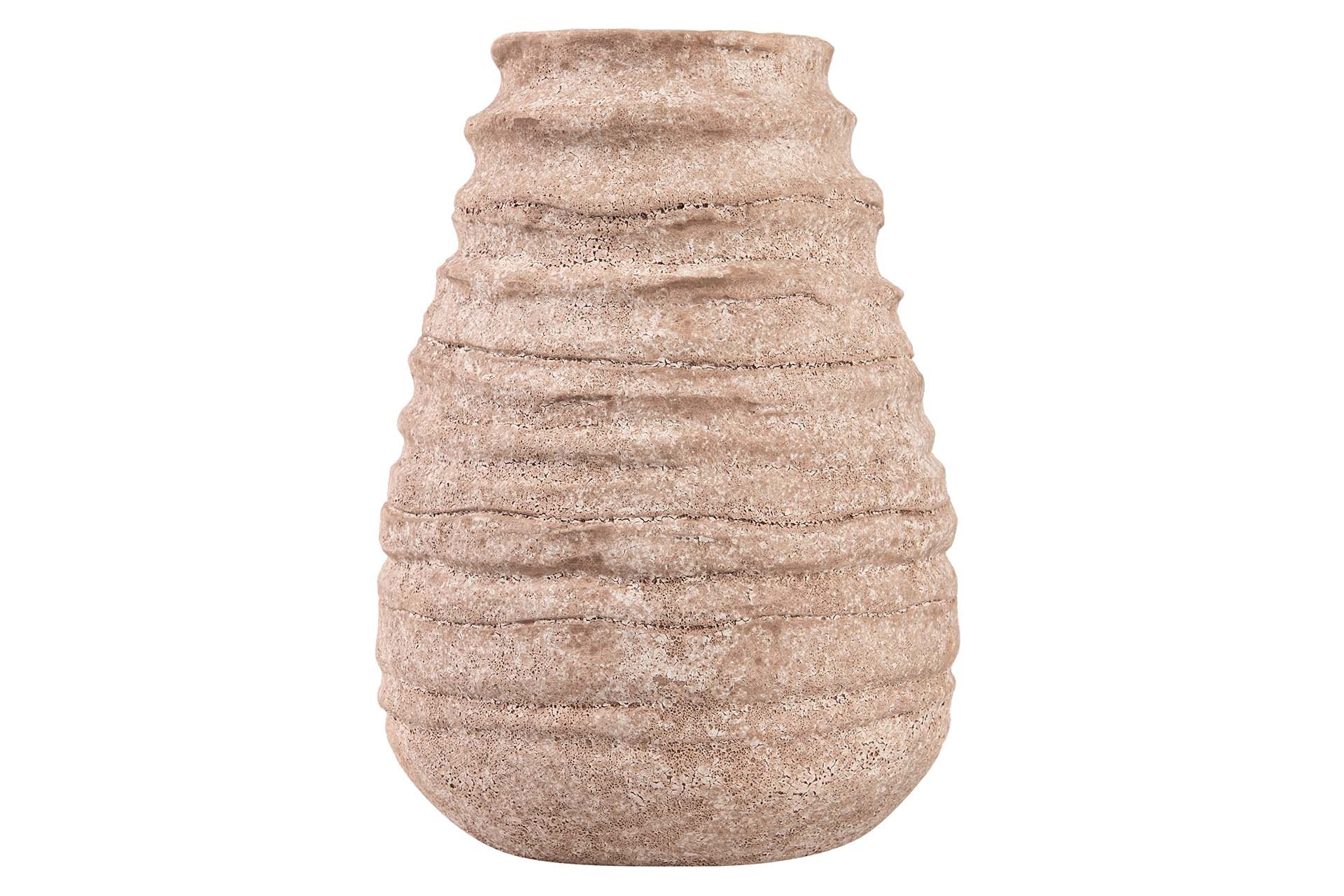 JARRON CERAMICA MARRON 22x22x29 CM